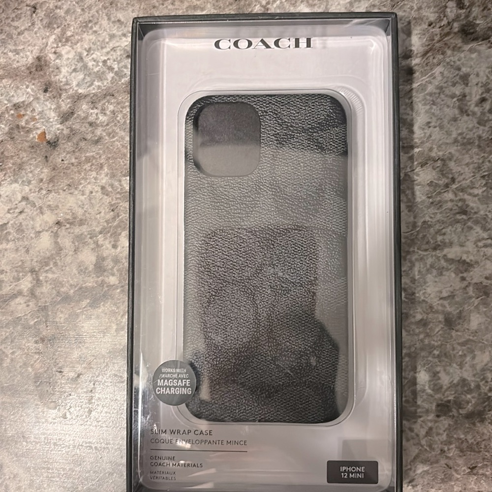 Coach iPhone 12 mini case